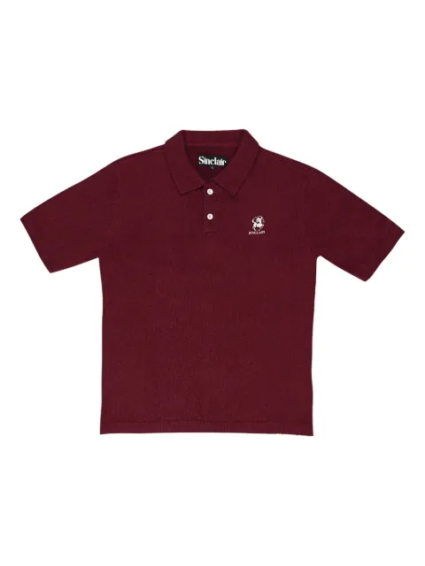 Sinclair logo-embroidered polo shirt