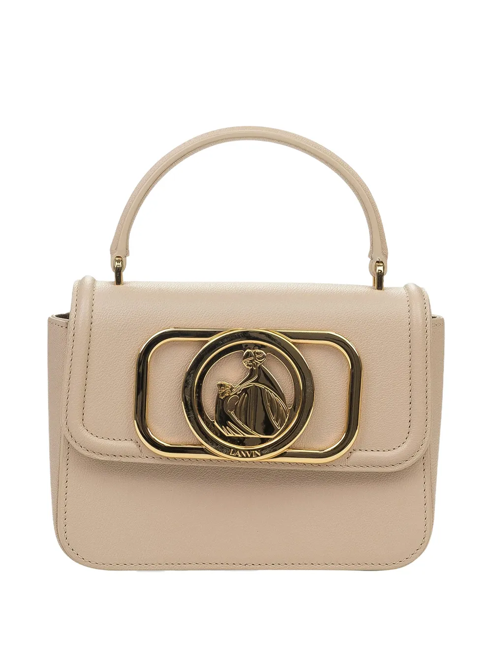 Lanvin logo-plaque tote bag | Neutrals | Image 1