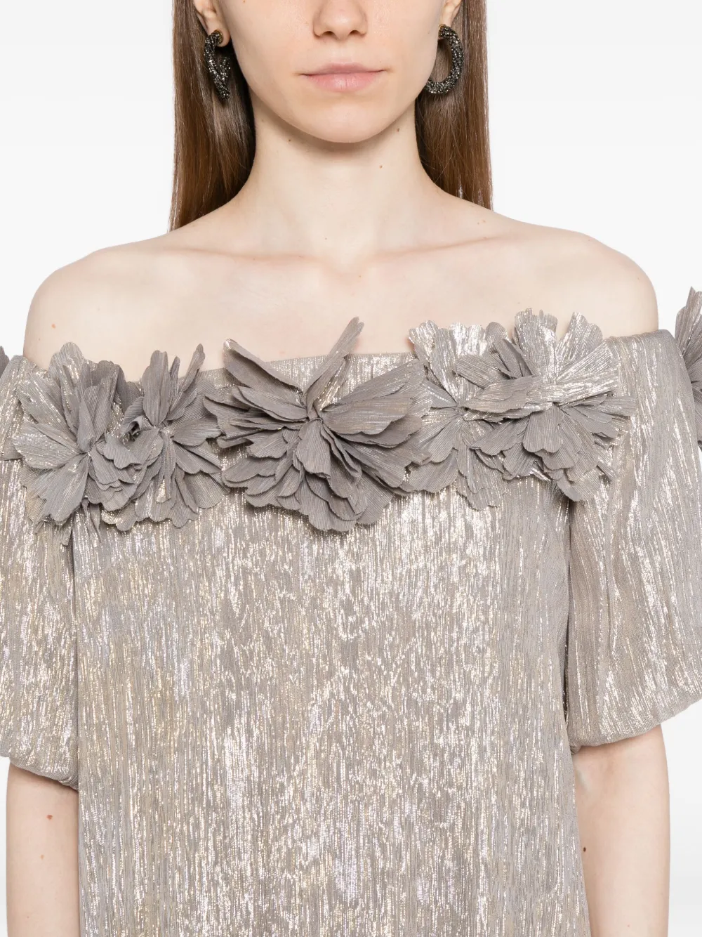 Sachin & Babi Valentina avondjurk Zilver