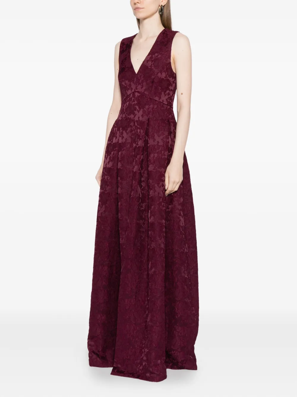 Sachin & Babi Brooke Gown In Red