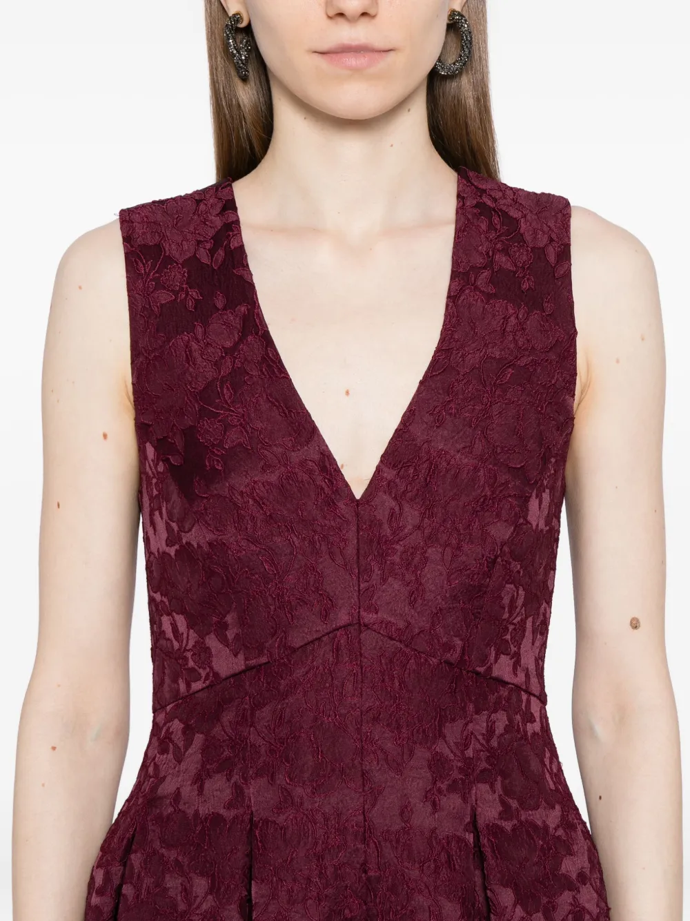 Sachin & Babi Brooke Gown In Red