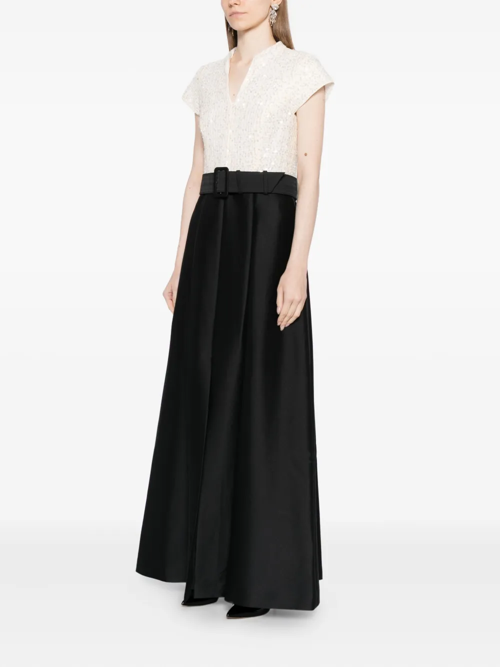 Sachin & Babi Arden Gown In Black