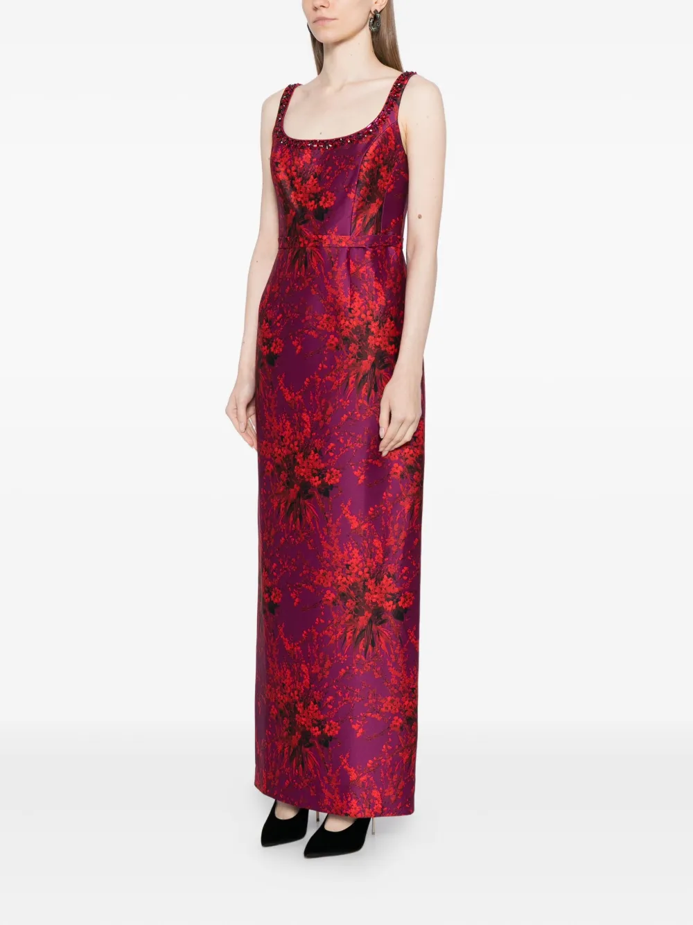 Sachin & Babi Lana Gown In Animal Print