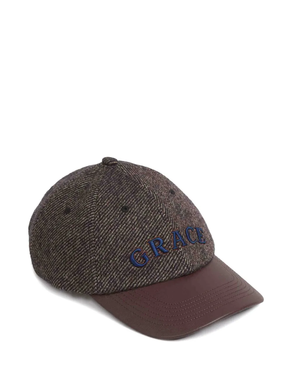 Wales Bonner Grace cap | Brown | Image 1