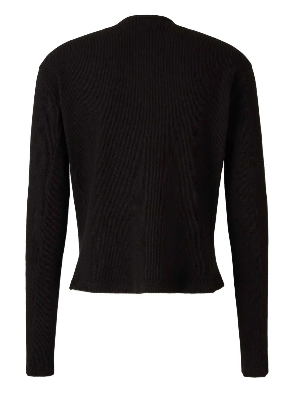 Carrera Lis Henley piqué T-shirt - Zwart