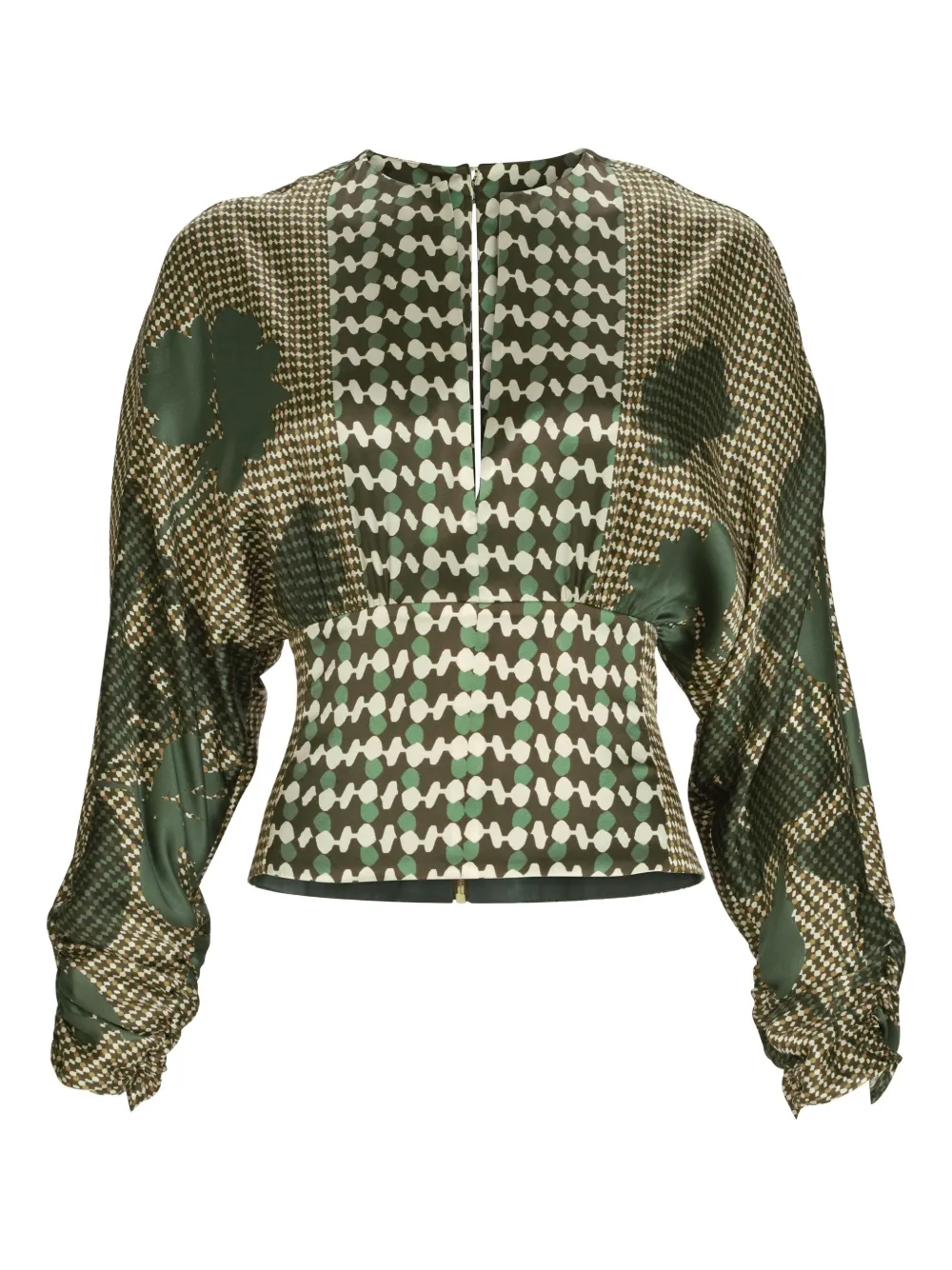Silvia Tcherassi Lizzy printed blouse - Groen