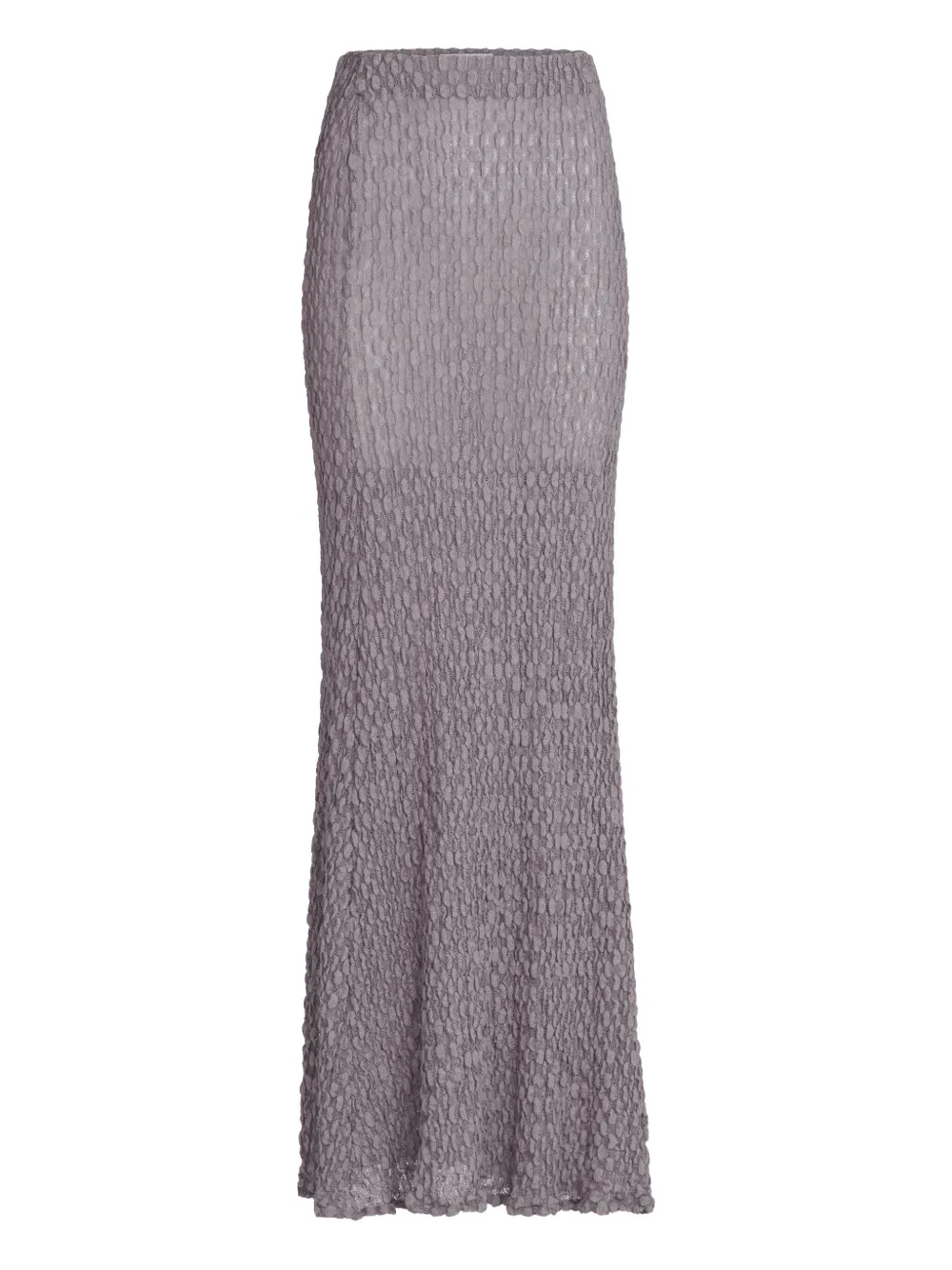 Silvia Tcherassi Ciji textured maxi skirt | Grey | Image 1