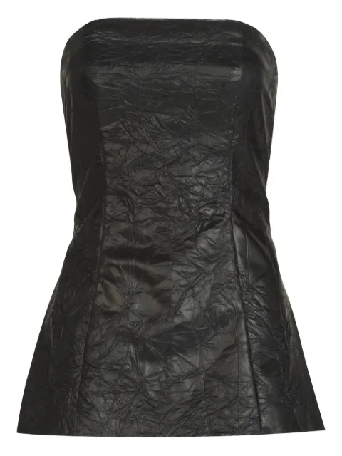 Silvia Tcherassi Astor strapless crinkled top