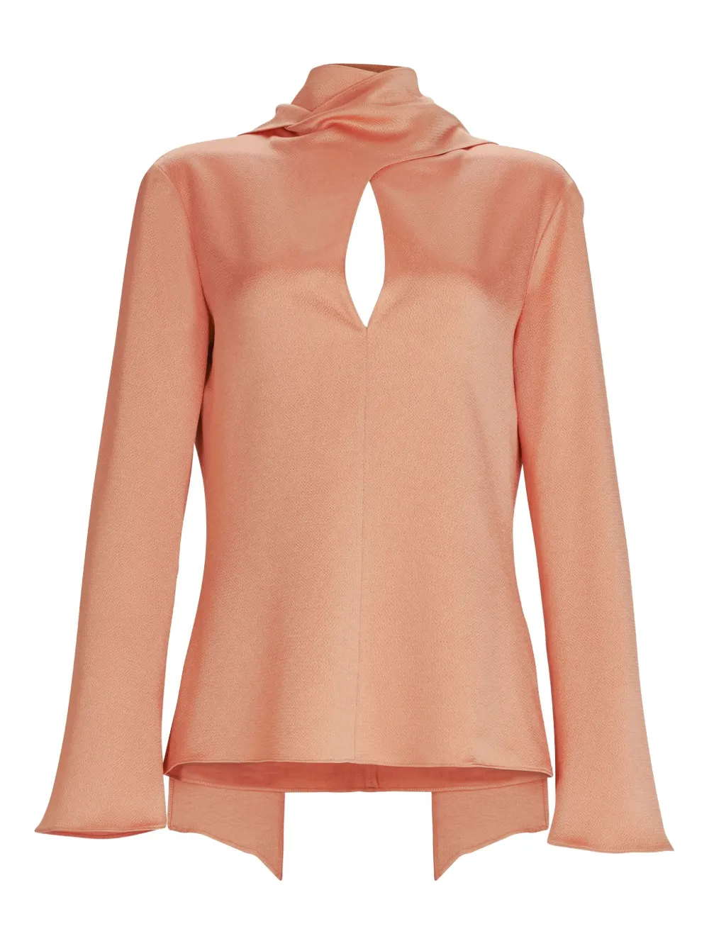 Silvia Tcherassi Gaby keyhole-neck blouse - Roze