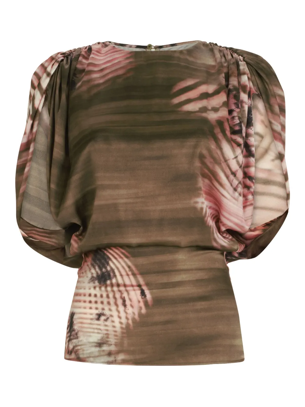 Silvia Tcherassi Alisa abstract-print blouse - Roze