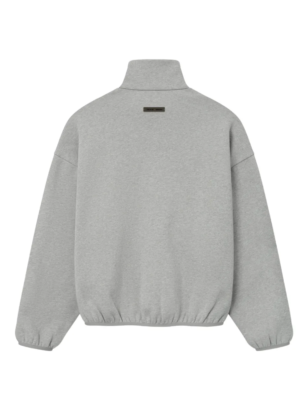 Essentials Logo-embroidered Zip-up Track Jacket In Gray