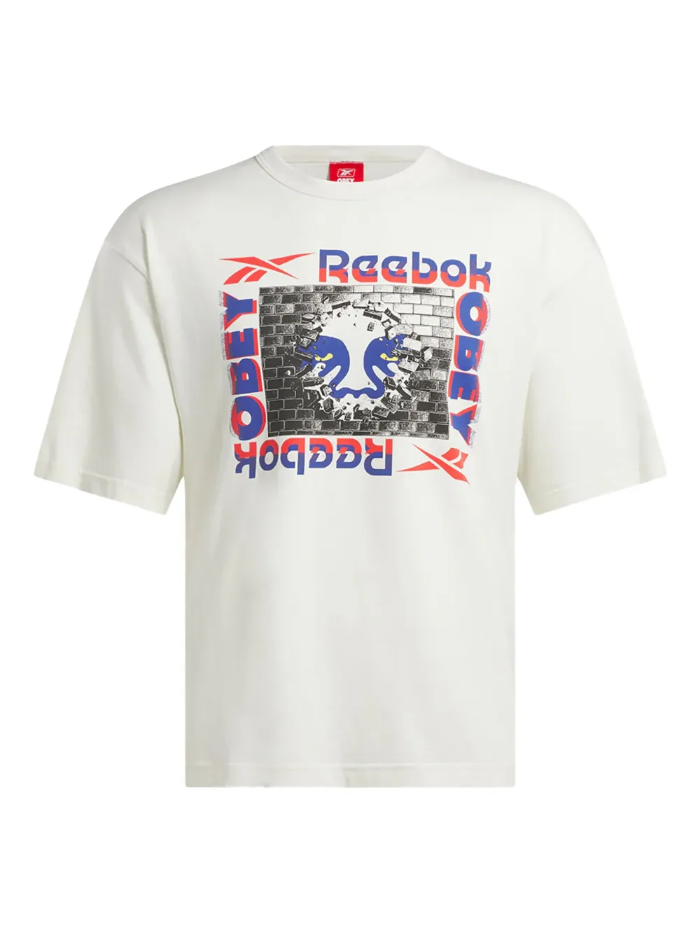 Reebok x Obey Classic "Chalk" T-shirt - ホワイト Reebok x Obey Classic "Chalk" T-shirt - ホワイト