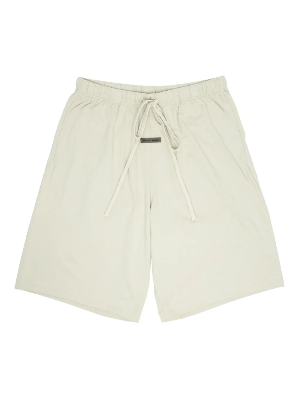 Essentials Drawstring Jersey Shorts In Green