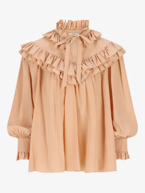 Chloé Blusa com babados