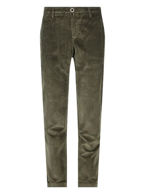 Jacob Cohën ribbed trim cotton trousers