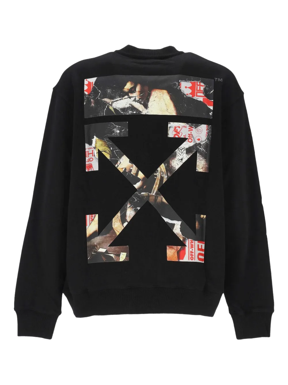 Off-White Pascal Arrows half-zip sweatshirt - Zwart