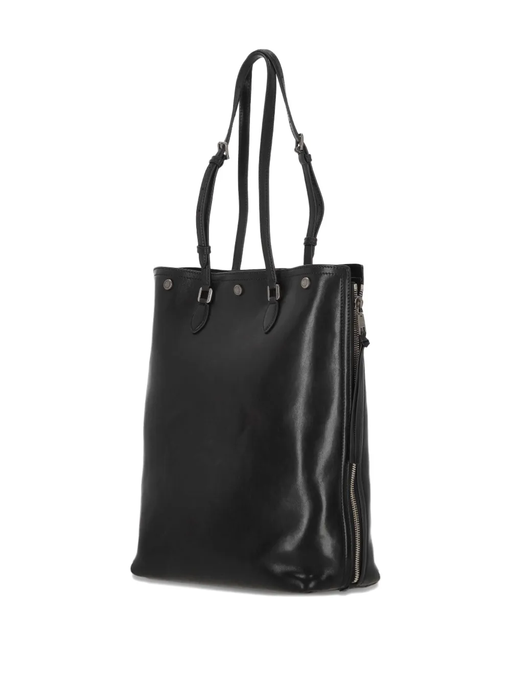 Dolce & Gabbana Leather Tote Bag In Black