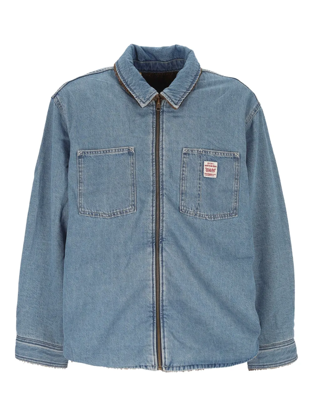 Levi's denim zip-front jacket | Blue | Image 1