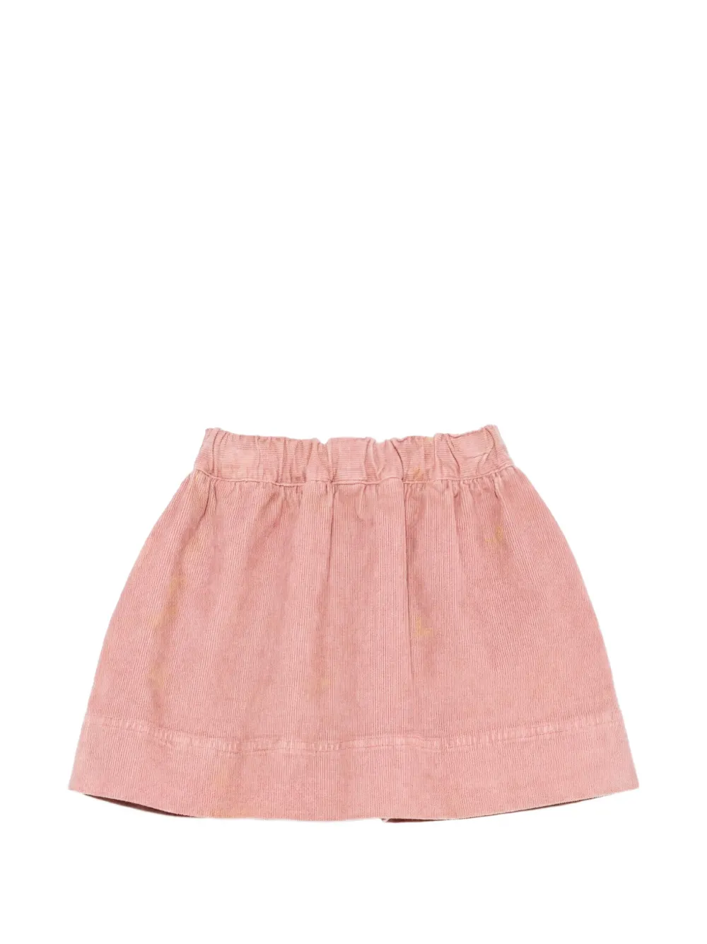 Il Gufo Ribfluwelen rok met elastische taille Roze
