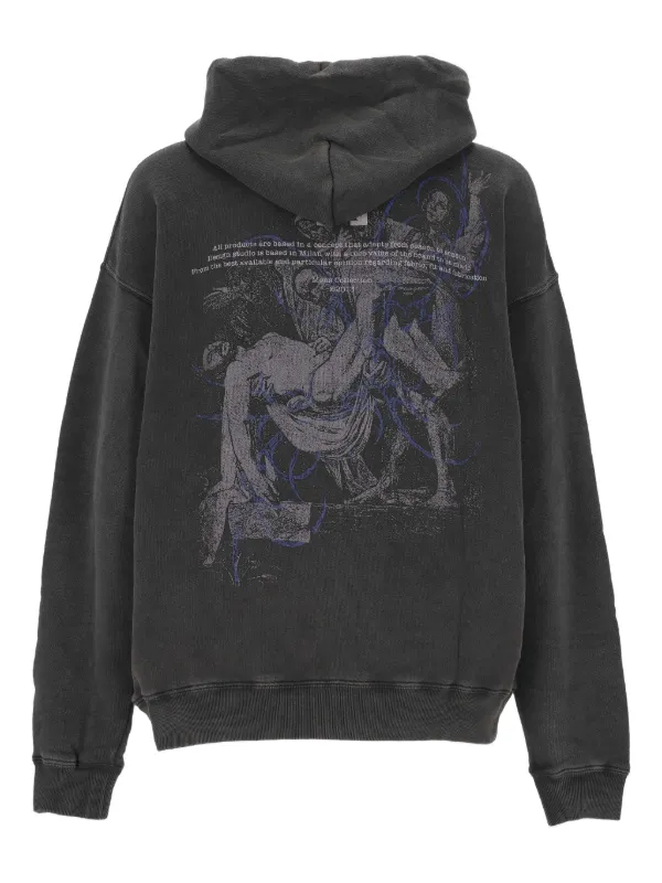 Off-White Matthew zip-up Hoodie | Black | FARFETCH