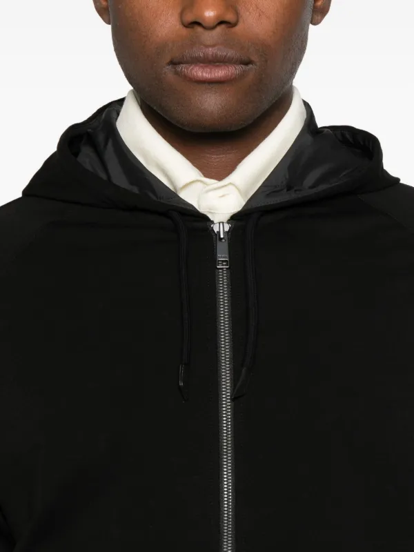 Ermenegildo Zegna ブラック フルジップパーカー Zegna ジップアップ パーカー | ブラック | FARFETCH JP