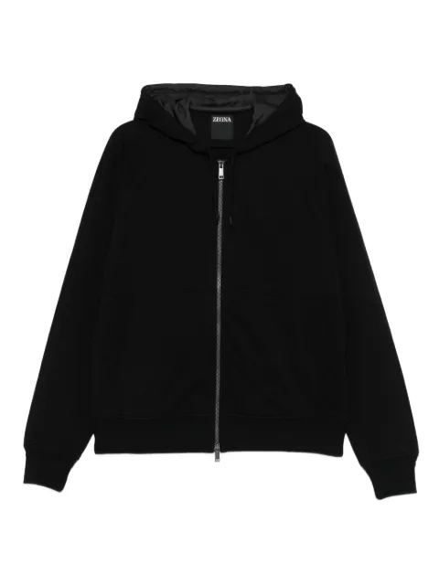 Zegna hoodie con cierre