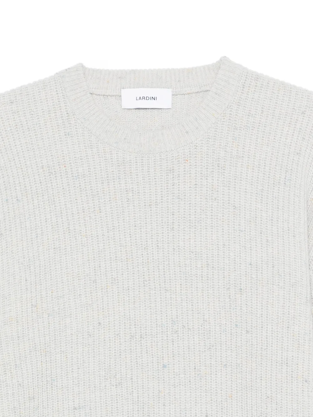 Lardini Ribgebreide trui Beige