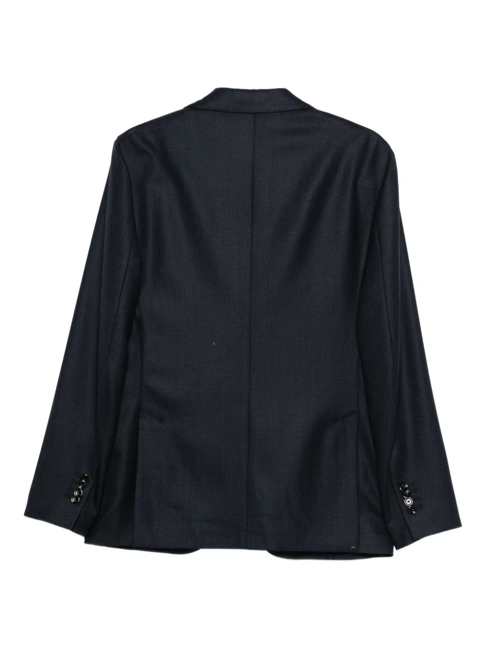 Lardini Button blazer van scheerwol - Blauw