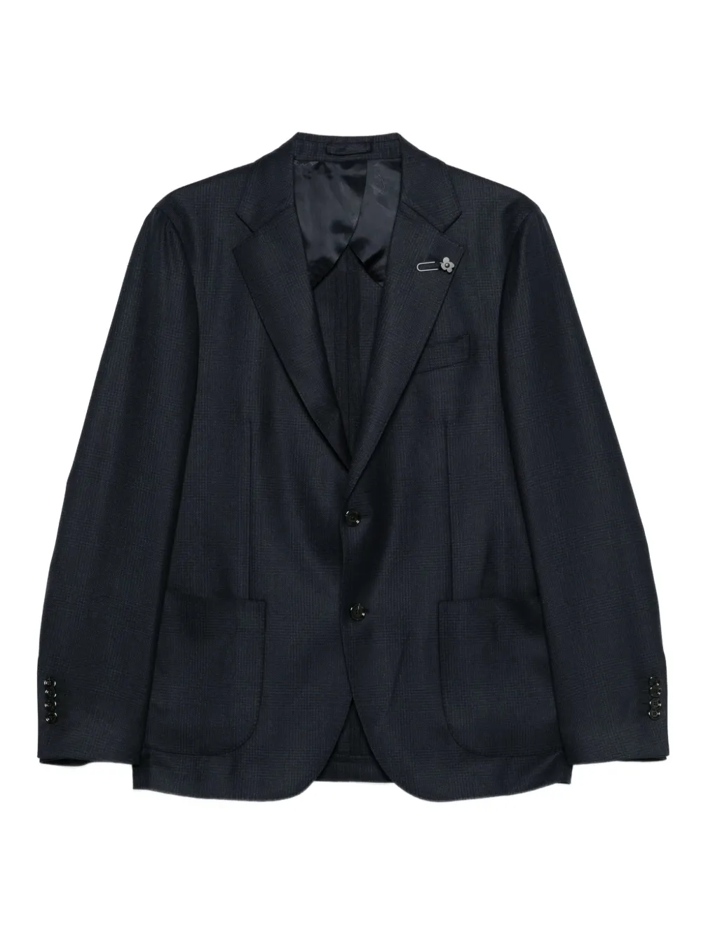 Lardini Button virgin wool blazer | Blue | Image 1