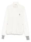 Brunello Cucinelli wool-blend jacket - White