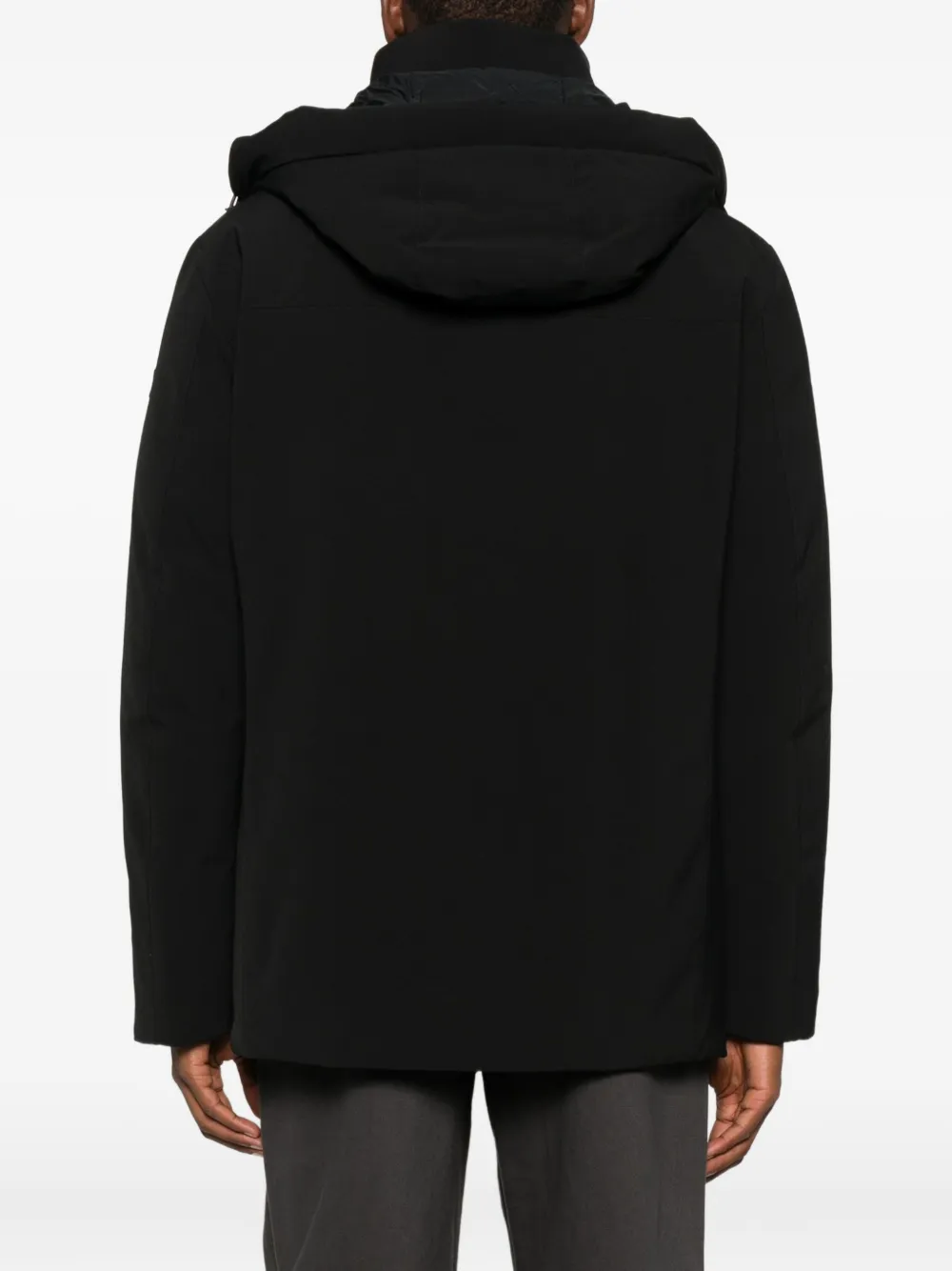 Peuterey Hooded Padded Jacket In Black