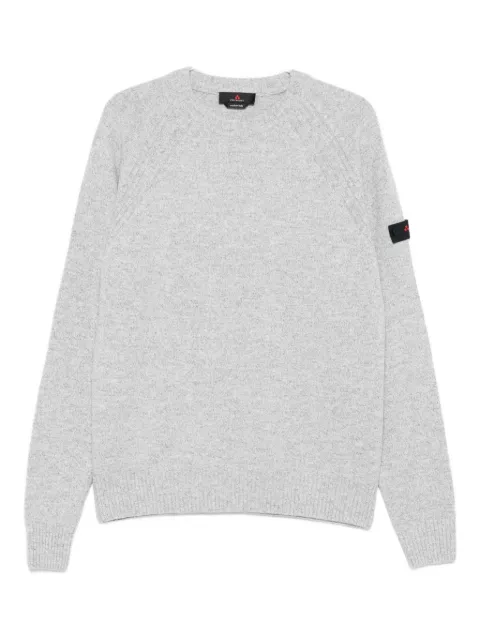 Peuterey crew-neck logo-patch sweater
