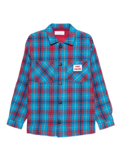 Giada Benincasa checked virgin-wool jacket