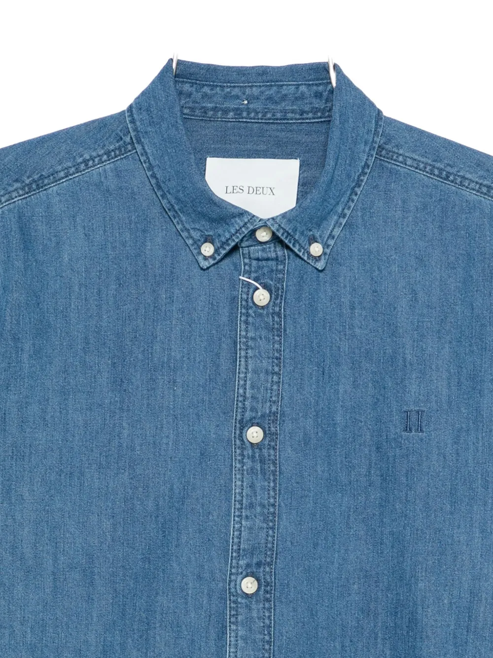 Les Deux Denim Shirt In Blue