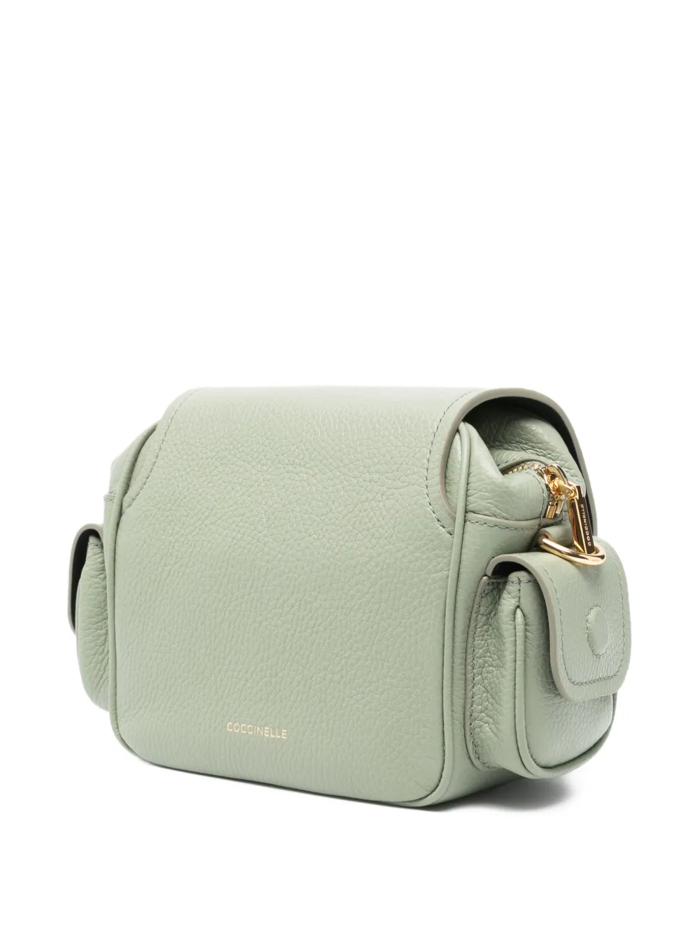 Coccinelle Mini Campus Shoulder Bag In Green