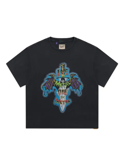 GALLERY DEPT. Live For Metal cotton T-shirt