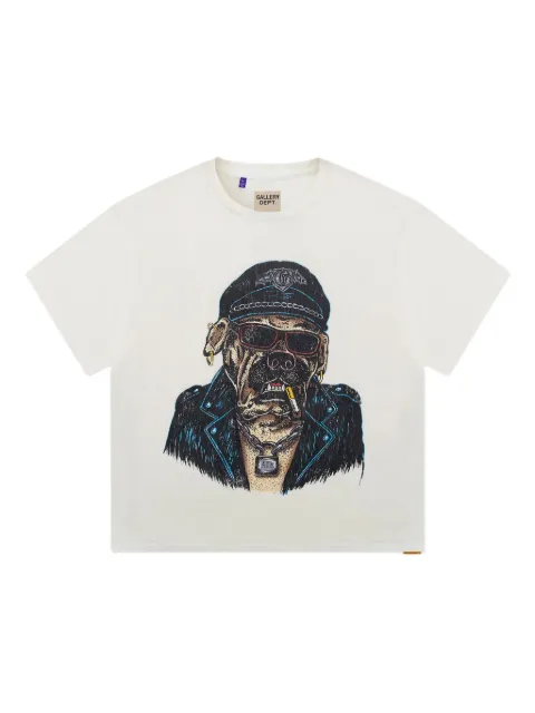 GALLERY DEPT. Biker Dog graphic-print T-shirt