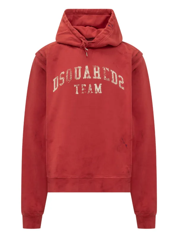 DSQUARED2 ロゴ パーカー | レッド | FARFETCH JP