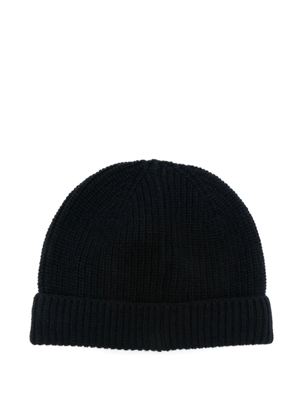 Moncler Enfant Ribgebreide muts - Zwart