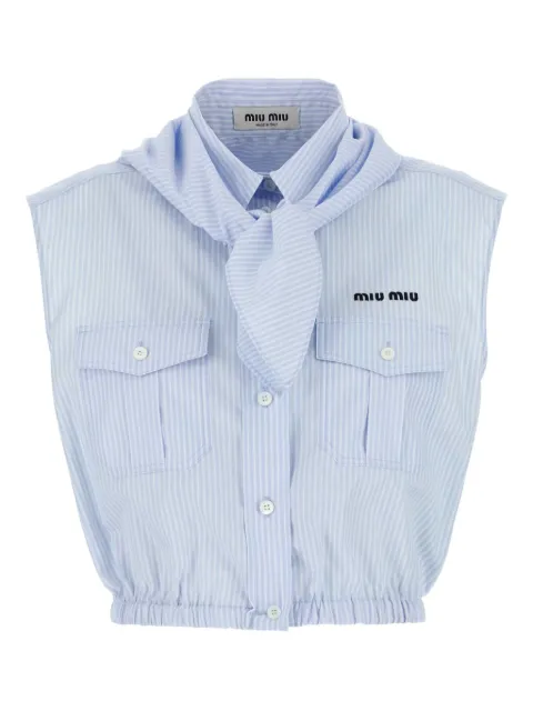 Miu Miu poplin shirt