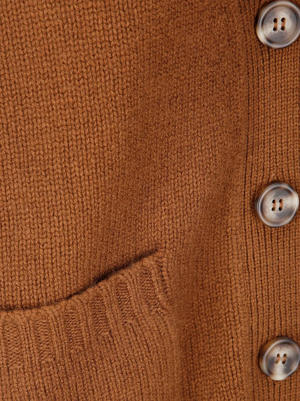 Be You Button Patch-pocket Gilet In Brown