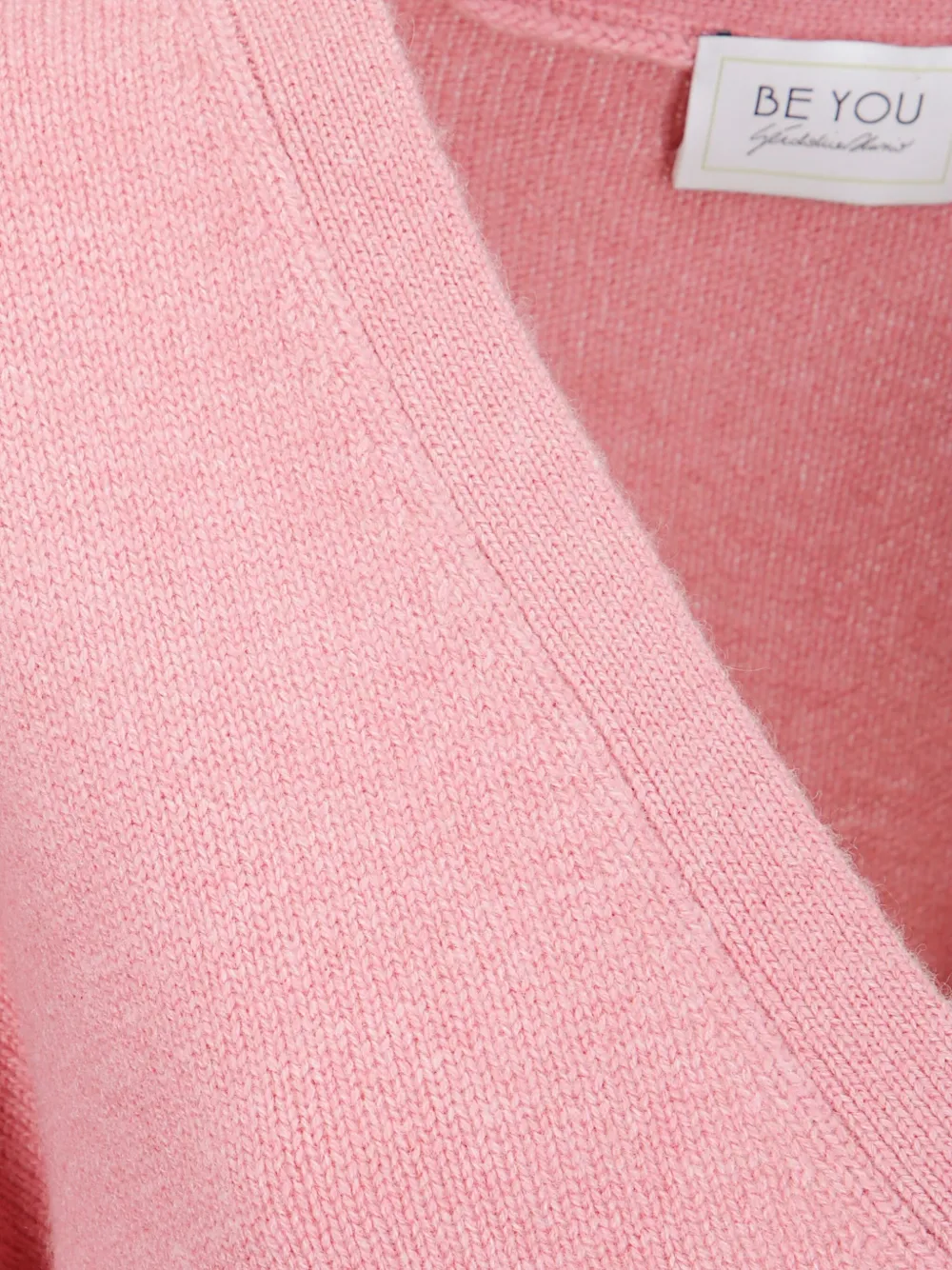 Be You Buttoned V-neck Cardigan In Pink