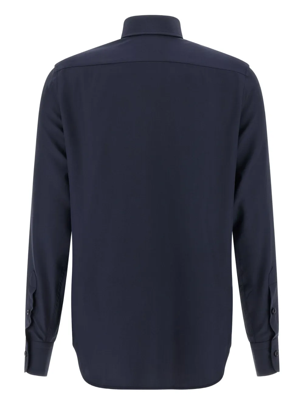 Brioni button-cuffed shirt - Blauw