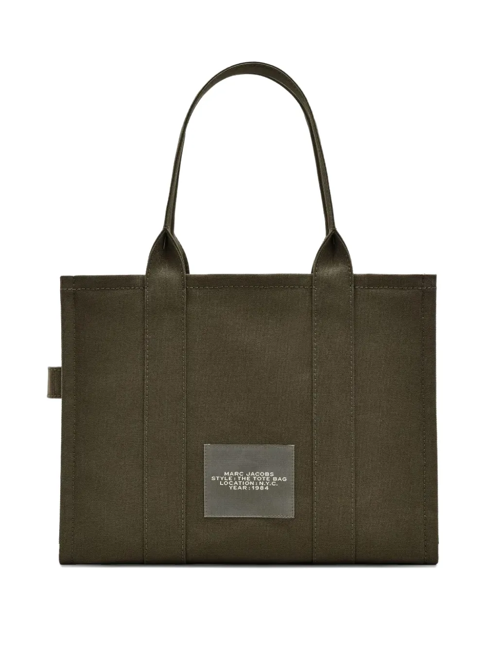 Marc Jacobs The Large Tote Tote In Green Cotton In Green