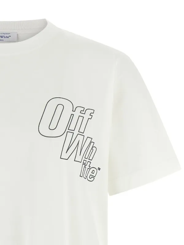 Off-White コットン Tシャツ | ホワイト | FARFETCH JP