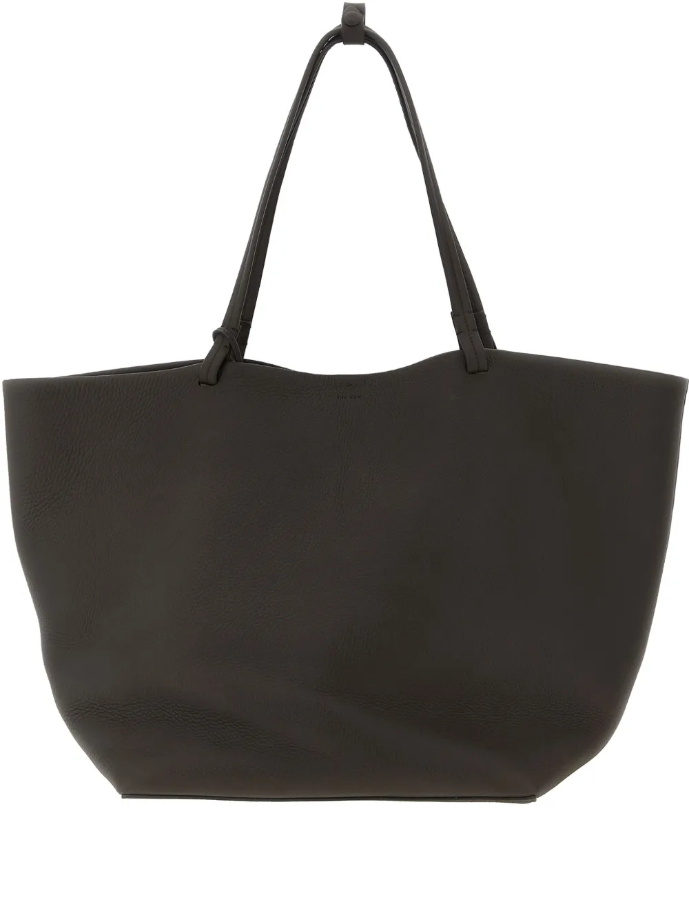 The Row Xl Park Leather Tote Bag In Brown