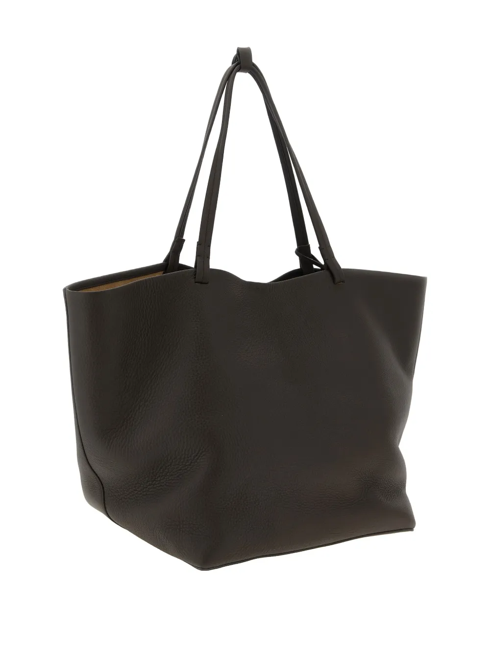 The Row XL Park leather tote bag - Bruin
