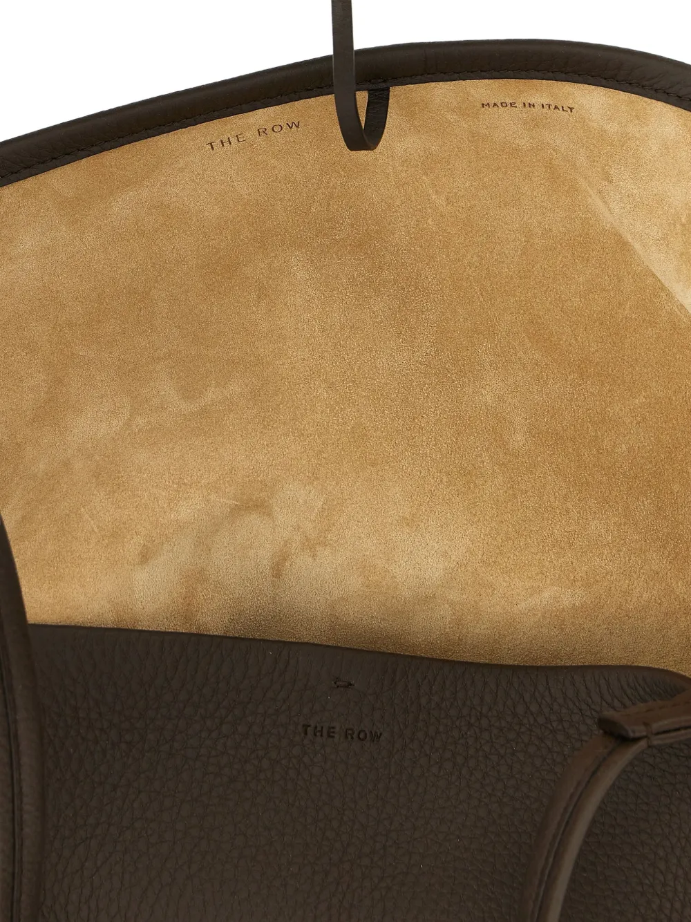 The Row Xl Park Leather Tote Bag In Brown
