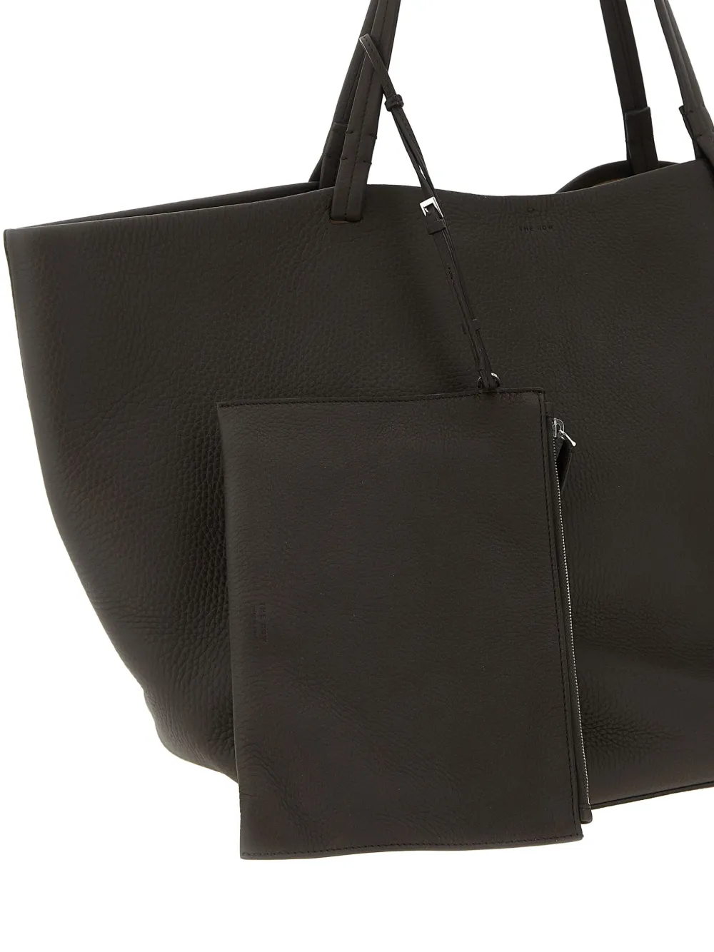 The Row Xl Park Leather Tote Bag In Brown