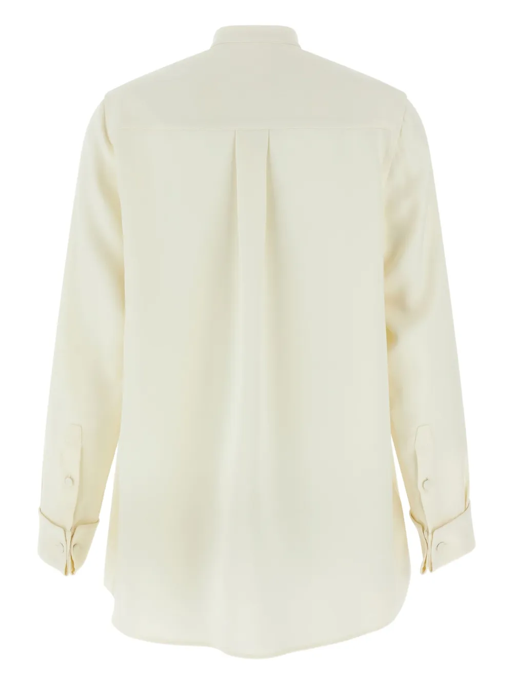 Brioni pleated plastron shirt - Wit